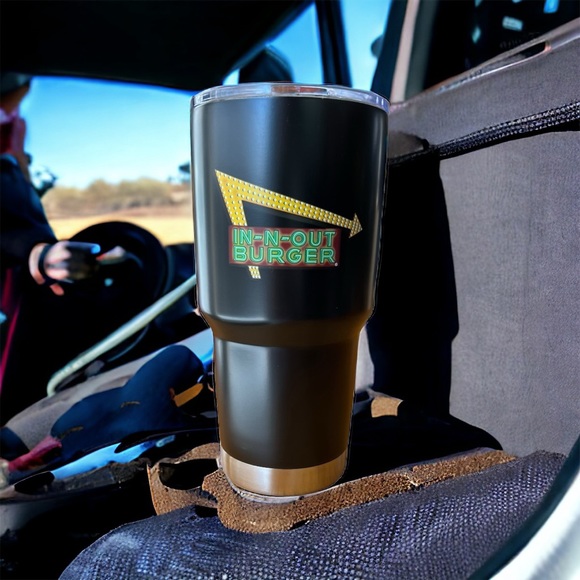 IN-N-OUT HOT / COLD 30 Oz Cup Tumbler Travel Collectible Gift Mug Cup New - Picture 12 of 14